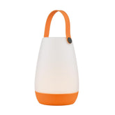 BEPPE Table Lamp Opal Acrylic, Orange Base & Handle IP54 LED